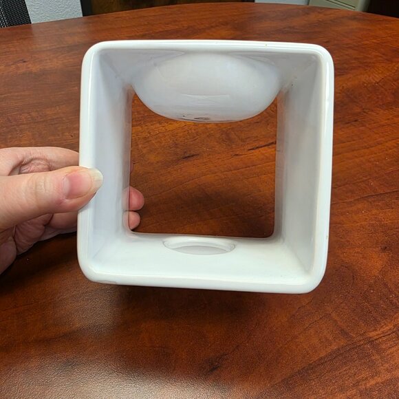 PartyLite Monochrome Pinstripe Fragrance Warmer - Picture 3 of 9